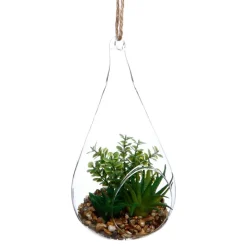 Clearance Plante goutte verre Fleur, Plante Artificielle