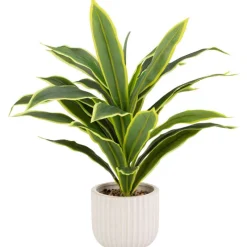 Sale Plante verte pot nervure Fleur, Plante Artificielle
