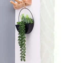 Best Plantes rond metal noir Fleur, Plante Artificielle