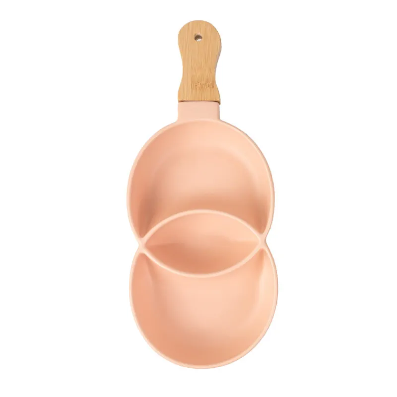 Outlet Plat aperitif double manche bois Vaisselle, Art De La Table·Assiette, Service