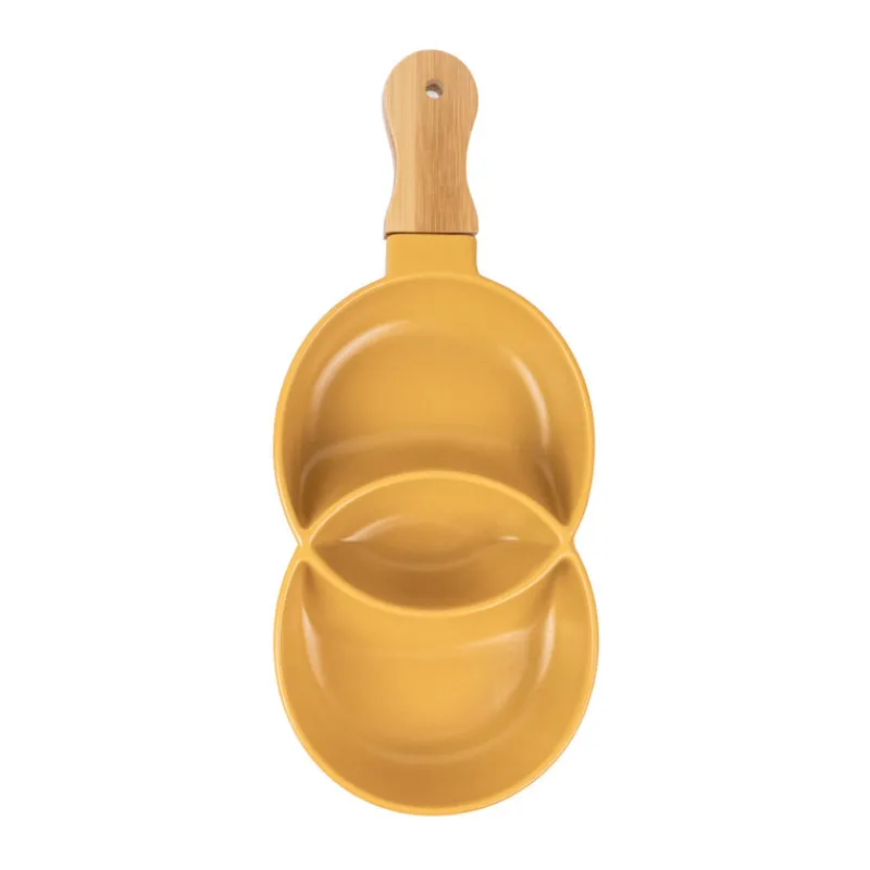 Outlet Plat aperitif double manche bois Vaisselle, Art De La Table·Assiette, Service