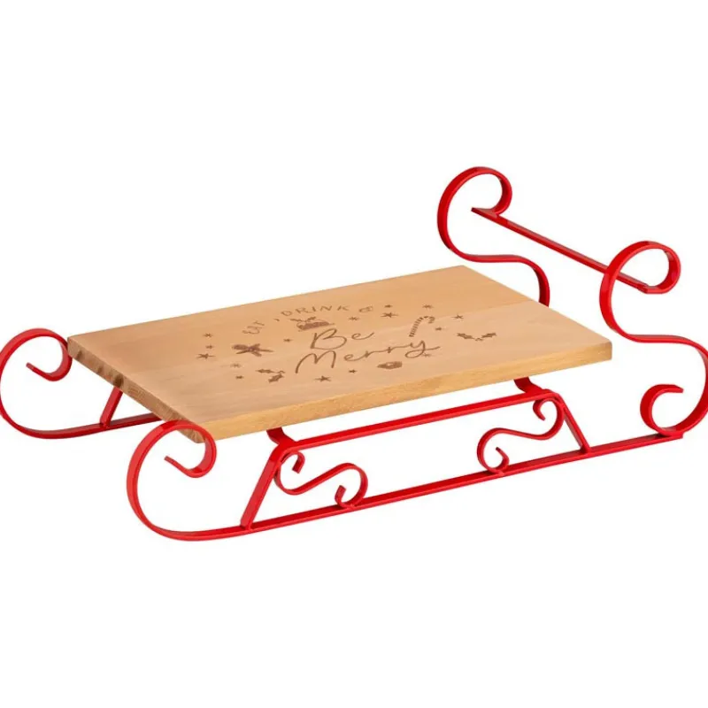 Plat de service traineau bois Vaisselle, Art De La Table·Accessoires De Table