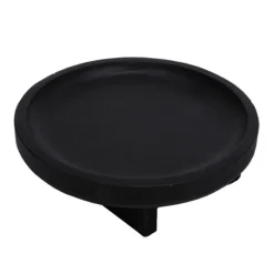Online Plateau bois noir Objet Décoratif