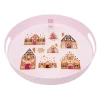 Discount Plateau rose motif noel d26cm Vaisselle, Art De La Table·Accessoires De Table