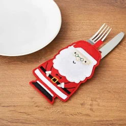 Outlet Pochettes velour pour couverts Enfant Accessoire Noël Enfant