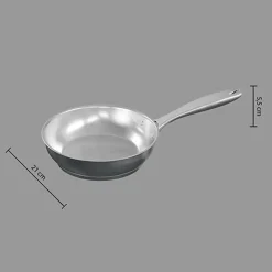 Clearance Poele 20cm inox resilience Casserole, Poêle