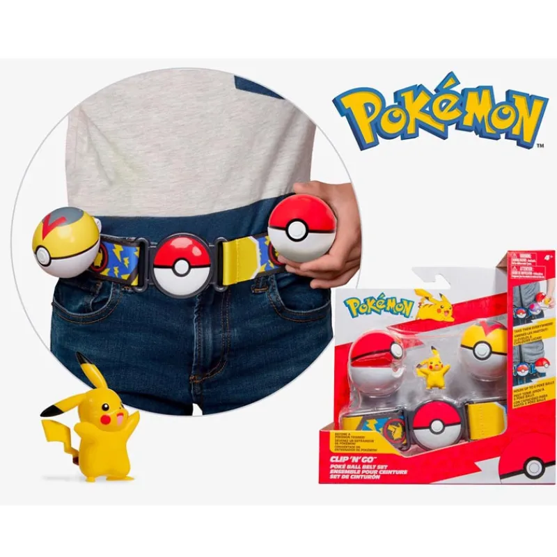 Online Pok ceinture poke ball pikachu Enfant Figurine, Personnage|Figurine, Personnage