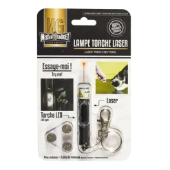 Outlet Porte cles lampe torche + laser Jouet Chat