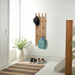 Clearance Porte manteau mural bois Rangement
