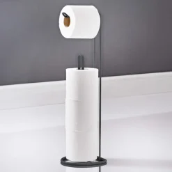 Porte papier toilette gris Accessoire Wc