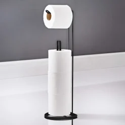 Outlet Porte papier toilette noir Accessoire Wc