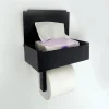 Clearance Porte rouleau + rangement Accessoire Wc