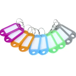 Clearance Porte-cles x10 avec etiquette Quincaillerie