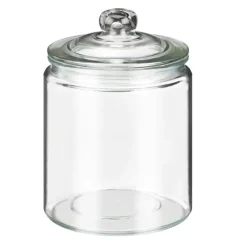 Pot en verre d12x15.5cm Boîte, Rangement