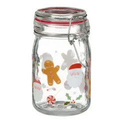 Sale Pot en verre motifs noel Boîte, Rangement