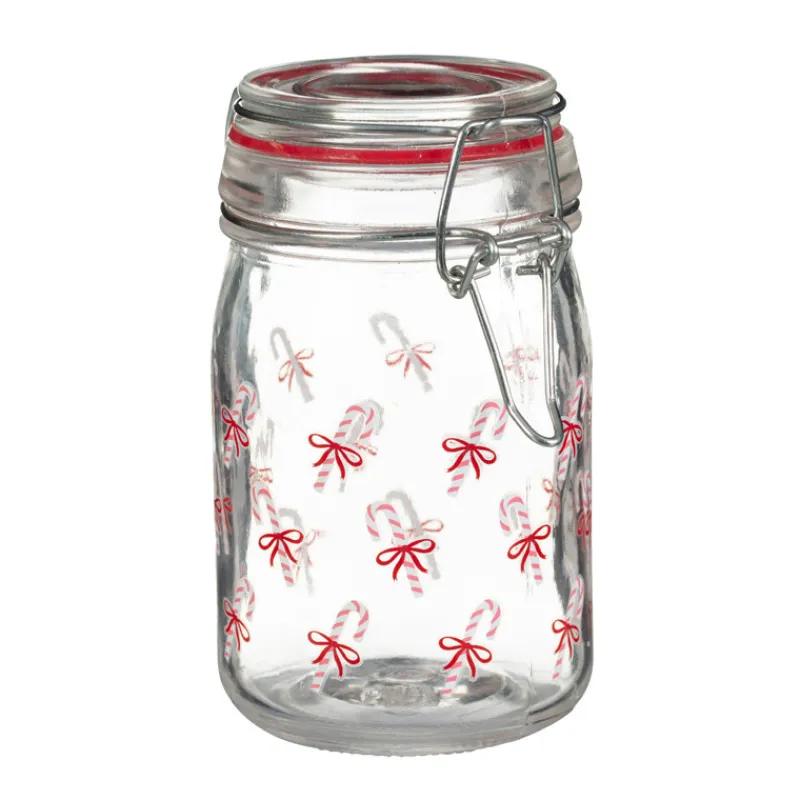 Sale Pot en verre motifs noel Boîte, Rangement