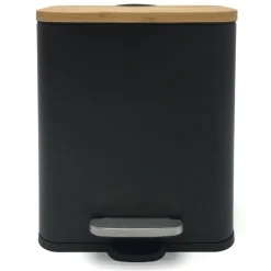 Best Poubelle 5 litres bambou noire Accessoire Wc