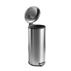 Online Poubelle a pedale 30l inox Poubelle