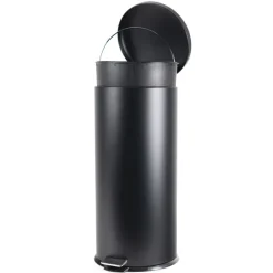 Hot Poubelle a pedale 30l noir Poubelle