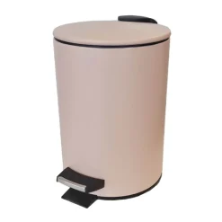 Poubelle de sdb 3l rose soft Accessoire Wc
