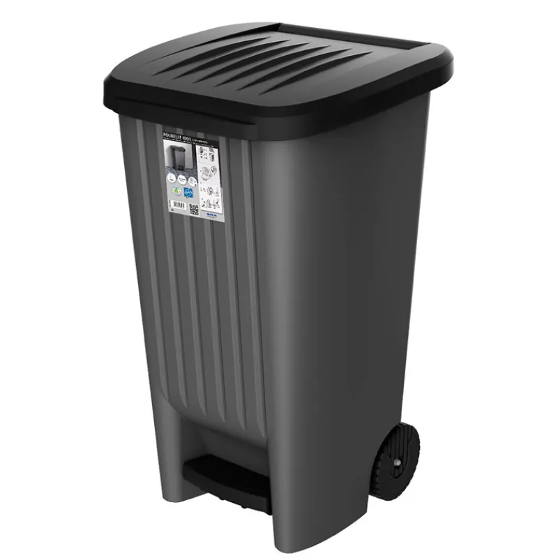 New Poubelle exterieur 100l Poubelle