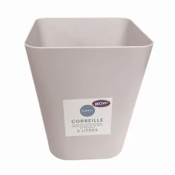 Best Poubelle plastique 6l beige Accessoire Wc