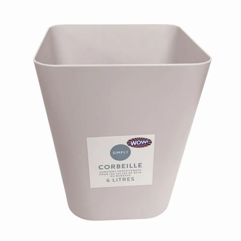 Best Poubelle plastique 6l beige Accessoire Wc