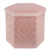 Outlet Pouf rangement blush Rangement Décoratif