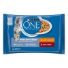 Sale Purina one filets en sauce x4 Alimentation Chat