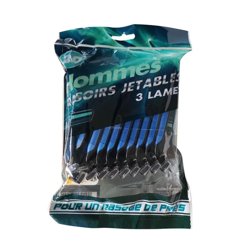 Hot Rasoirs 3 lames x20 homme Soin Du Visage·Rasage