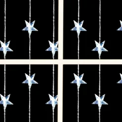 Clearance Rideau 24 led etoiles - blanc fr Décoration Lumineuse