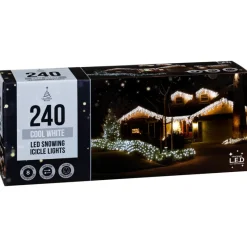 Sale Rideau 240 led stalactite Décoration Lumineuse