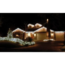 Rideau 360 led stalactite- blanc Décoration Lumineuse