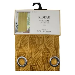 Best Rideau Aillets foil leaf 140x240 Rideau, Voilage·Rideau