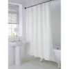 Rideau de douche blanc Accessoire Salle De Bain