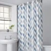 Outlet Rideau de douche chevron Accessoire Salle De Bain