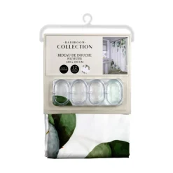 Hot Rideau de douche feuillage Accessoire Salle De Bain