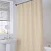 Clearance Rideau de douche polyester beige Accessoire Salle De Bain