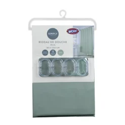 Best Rideau de douche vert Accessoire Salle De Bain
