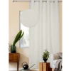 Discount Rideau maille 140x240cm creme Rideau, Voilage·Rideau