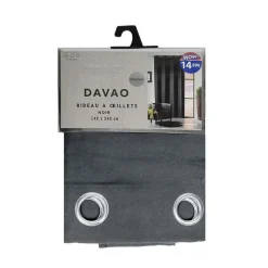 New Rideau oeillets davao 140x240c Rideau, Voilage·Rideau