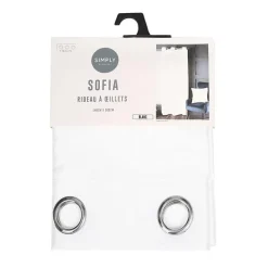 New Rideau sofia 140x240 blanc Rideau, Voilage·Rideau