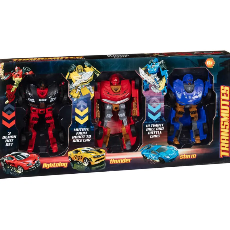 Best Robots transformables x3 Enfant Figurine, Personnage|Figurine, Personnage