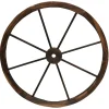 Sale Roue de charrette en bois brule Objets Décoratifs