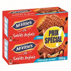 Sables chocolat au lait x2 Epicerie Sucrée·Biscuit, Brioche
