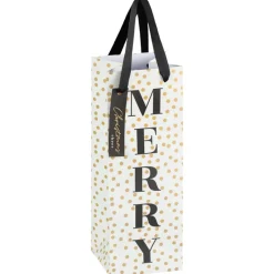 Discount Sac cadeaux bouteille x3 scandi Emballage Cadeau
