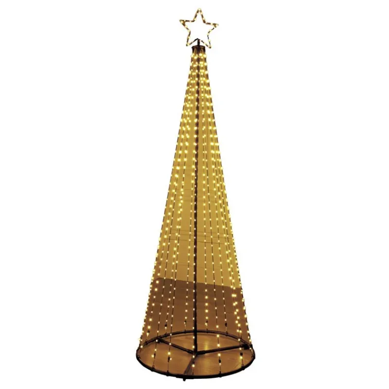 Online Sapin en led blanc chaud h210cm Décoration De Sapin