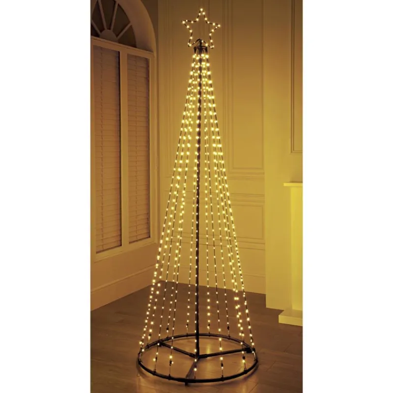 Online Sapin en led blanc chaud h210cm Décoration De Sapin