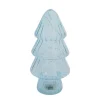 Discount Sapin verre bleu led h16cm Décoration