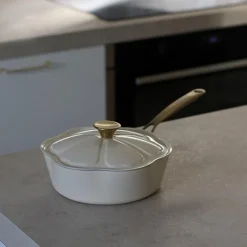 Sale Sauteuse en forme de fleur Casserole, Poêle